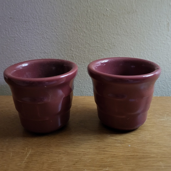 Longaberger Other - Longaberger Pair of Mauve Ceramic Votives